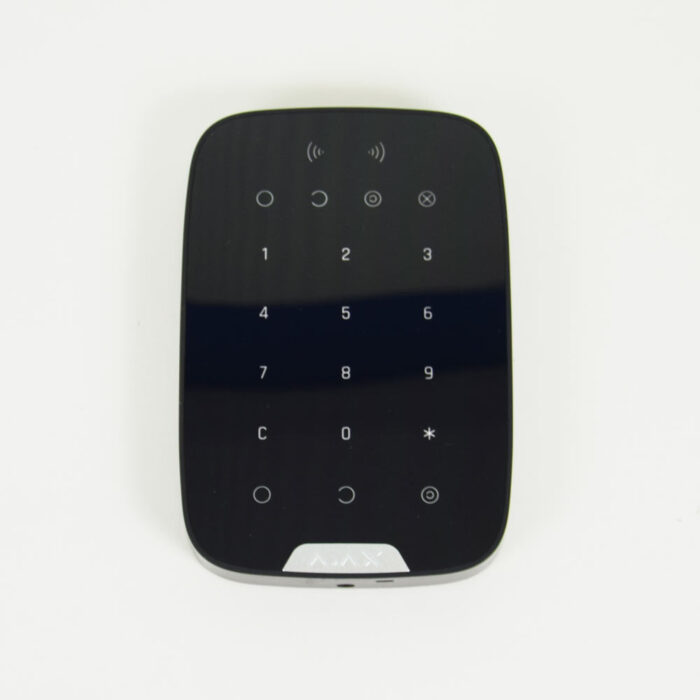 Бездротова сенсорна клавіатура Ajax Keypad Plus (8EU) black (розпродаж 844) зі зчитувачем карток Pass і брелоків Tag - Зображення 2