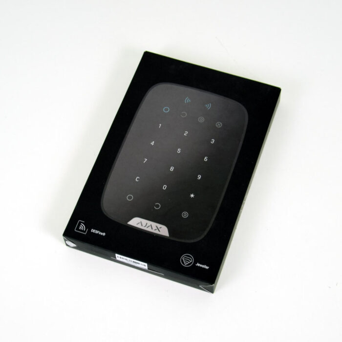 Бездротова сенсорна клавіатура Ajax Keypad Plus (8EU) black (розпродаж 844) зі зчитувачем карток Pass і брелоків Tag - Зображення 4