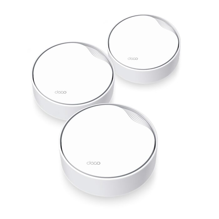 Маршрутизатор TP-LINK Deco X50-PoE (3-pack) MESH система AX3000 1xGE LAN/WAN 1x2