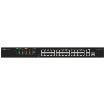 Некерований PoE-комутатор Ruijie Reyee RG-ES126FGS-P 1 Combo гігабітний з 24 портами PoE