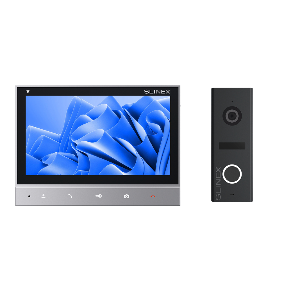 Комплект відеодомофон + панель виклику Slinex SK 7 Cloud (Slinex SK 7 Cloud grey + ML-17HD graphite) Комплект відеодомофон + панель виклику Slinex SK 7 Cloud (Slinex SK 7 Cloud grey + ML-17HD graphite)